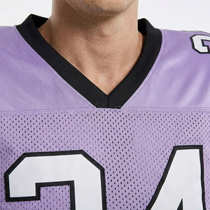 Latest Design Custom Sublimated American Football Jerseys Blank Printed Team Logo Men's UV Protection Moisture-Wicking - Product Image 5