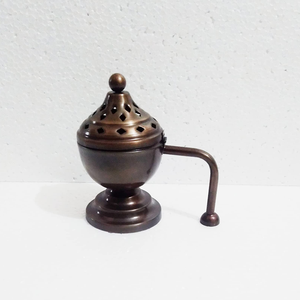 Trendy Brass Incense Burner Spiritual Religious Eco-Friendly Traditional Home Decorative Essential Incense Practice Incense - Product Image 2