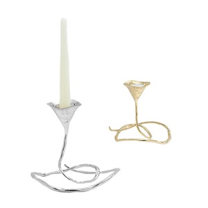 Pure Metal Design Candle <b>Holder</b> Available Aluminum & Customize Size For Home Decor With Classic Metal Chamberstick Candle <b>Holder</b> - Product Image 6