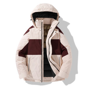 Chaqueta de Esquí de Invierno Personalizada para Hombre, Talla Grande, Nuevo Estilo, Impermeable, Informal, con Cierre Frontal, Transpirable - Product Image 1