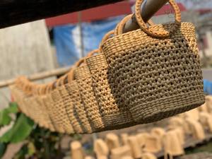 Bolsos de mano de junco marino naturales y elegantes al por mayor, estilo veraniego, cesta de picnic con asas de Vietnam - Product Image 6