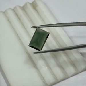 Tourmaline naturelle de qualité gemme, vert-bleuâtre, taille octogonale à facettes, 6,40 carats, pierre précieuse non montée, qualité AAA, provenance Madagascar, qualité bijouterie fine - Product Image 5