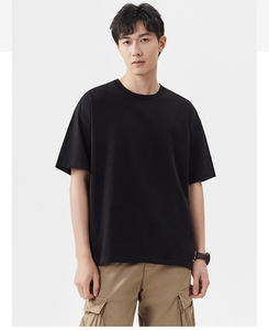 T-shirt surdimensionné élégant à coupe régulière, respirant, séchage rapide, en polyester/coton, neuf, idéal pour l'extérieur, fabriqué au Pakistan, de qualité supérieure - Product Image 6