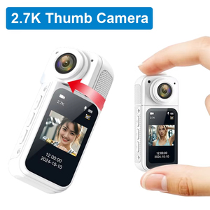 Caméra d'action compacte 2.7K 1080P, caméra sportive portable avec support magnétique, objectif rotatif à 180 degrés, Wi-Fi pour le cyclisme et le vlogging - Product Image 2