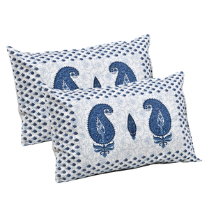 Sábana Plana de Algodón Estampada a Mano, 200 Hilos, Transpirable para Todas las Estaciones, Diseño Paisley, Lavable, Ropa de Cama para Adultos, para Hogar y Hotel - Product Image 2