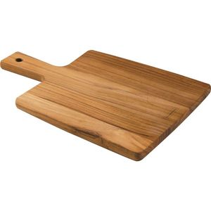 Planche à découper carrée en bois de qualité supérieure, design élégant, lavable au lave-vaisselle, réutilisable, en bois naturel rustique, pour la cuisine. - Product Image 5