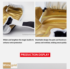 Guantes de Boxeo Profesionales Personalizados |   Guantes de Sparring de Cuero Genuino OEM - Product Image 4