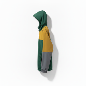 Custom Men's Color Block Windbreaker <b>Jacket</b> <b>Waterproof</b> Lightweight Hooded Outdoor Sportswear Windproof Casual Fashion Coat - Product Image 3