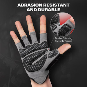 Gants de musculation unisexes de haute qualité pour la salle de sport, la routine quotidienne, le fitness, le cross-training, gants de powerlifting à doigts courts - Product Image 5