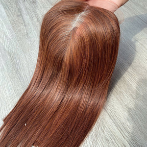 Pas cher Prix Bundle Fermeture Faire Perruque Super Double Dessiné Os Droite Vietnamien Vierge Cheveux Humains Machine Trame Extensions de Cheveux - Product Image 3