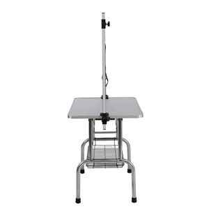 42\" Adjustable Stainless Steel Frame Folding <b>Dog</b> Pet Grooming <b>Table</b> with Rubber Mat for Cats and <b>Dogs</b> - Product Image 5