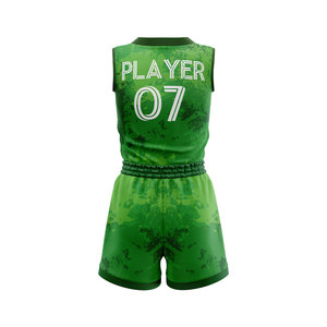 Ensemble d'uniformes de basketball personnalisés pour femmes, les plus vendus, imprimés sur mesure à l'avant, respirants, anti-humidité, séchage rapide, 100 % polyester - Product Image 3