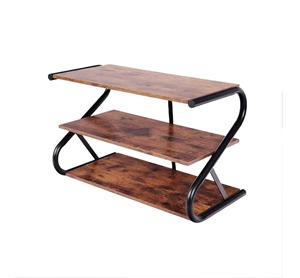 Increíbles estantes para zapatos de madera y metal, ideales para áreas de alto tráfico como entradas, por su resistencia y estabilidad. - Product Image 5