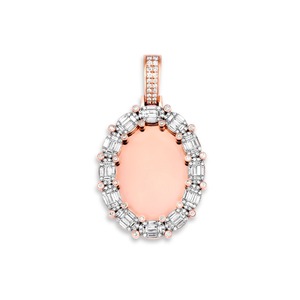 Certified D Color Round Brilliant Cut Diamond Gold Plated Charm Pendant Unisex Classic Loose Solitaire Luxury Fine Jewelry Gift - Product Image 1