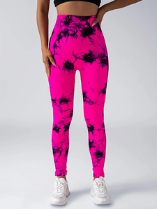 Leggings de yoga push-up pour femme, effet ventre plat, sans couture, dégradé ombré, vêtements de sport féminins - Product Image 6