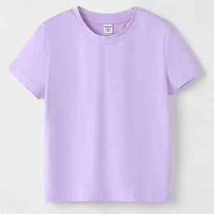 Camisetas de Alta Calidad en Poliéster/Algodón, 12 Colores, Impresión Personalizada con Logotipo OEM, Color Sólido, Cuello Redondo, Corte Regular, Ecológicas, para Hombre y Mujer - Product Image 1