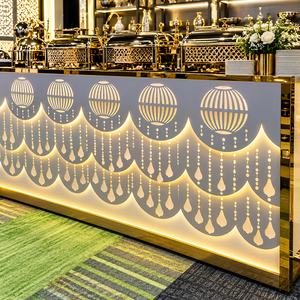 Floravelle GrandServe King International, Buffet Clásico Moderno de Acero Inoxidable de Lujo, Entrega Rápida - Product Image 2