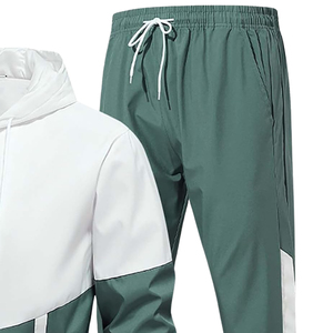 Ensemble de survêtement coupe-vent pour homme de qualité supérieure, imprimé, léger, décontracté, 2 pièces, logo personnalisé - Product Image 3