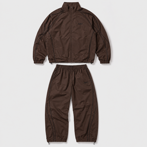 Veste réfléchissante unisexe à deux pièces, coupe-vent imperméable avec fermeture éclair, ensemble de jogging en nylon résistant aux déchirures, vêtements de sport légers - Product Image 5