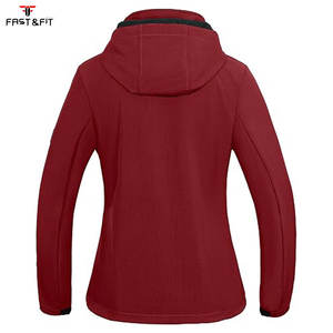 Veste matelassée imperméable pour femme, coupe-vent légère, softshell imprimé, tricotée, respirante, en polaire, pour l'automne - Product Image 3