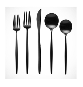 Ensemble de couverts de table en métal de luxe pour mariage, couteau, cuillère, fourchette en acier inoxydable doré, exportateur - Product Image 6