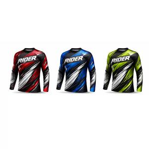 Jersey Personalizado para Ciclismo de Montaña, Jersey de Verano para Ciclismo de Descenso, Jersey para Bicicleta de Montaña BMX, Fabricación de Equipamiento por Sublimación - Product Image 2