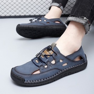 Sandalias de Playa Transpirables para Hombre, Zapatos de Agua Ligeros, Antideslizantes y de Secado Rápido, Ideales para Conducir y Pasear por la Playa, Oferta de Verano - Product Image 1