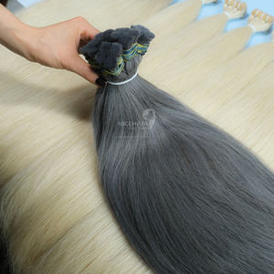 Extensiones de Cabello Humano al por Mayor, 100% Virgen Remy Vietnamita, Ondulado Natural y Liso, Sin Enredos, Suave y Liso, 100g - Product Image 5