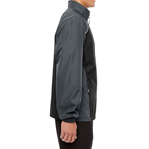 Custom Zip up Embroidered Logo Retro Nylon <b>Track</b> <b>Jacket</b> With Piping Blank Softshell Outdoor <b>Jacket</b> Windbreaker Mens - Product Image 3