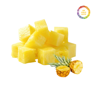 Morceaux d'ananas surgelés IQF, cubes de fruits tropicaux jaunes sucrés pour smoothies, jus, desserts, ingrédients pour boissons - Product Image 2