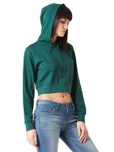 Wholesale Women Ladies <b>Crop</b> Tops 2023 Custom Croptop Hoodie Set Women <b>Zip</b> <b>up</b> Fleece Pullover Women Hoodies - Product Image 5