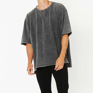 T-shirt en coton de haute qualité, coupe ample, épaules tombantes, tissu doux, style streetwear décontracté pour homme et femme - Product Image 1