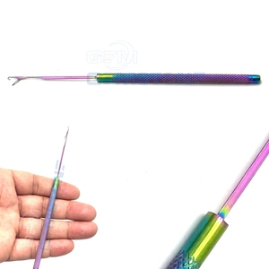 Professional Hair Extension Pulling <b>Hook</b> <b>Tool</b> | Micro Ring & Nano Ring Loop <b>Hook</b> Needle | Stainless Steel Rainbow Salon <b>Tool</b> - Product Image 4