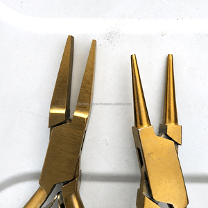 Professional Stainless Steel Jewelry Making Tool Kit Flat Nose and Round Nose Pliers Set for <b>Beading</b> and Wire Work - Product Image 3