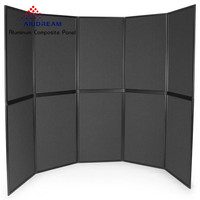 Aludream nuevo diseño 3D Alucobond 4x8 3mm 4mm 5mm Acp Acm tablero exterior pared revestimiento fachadas paneles compuestos de aluminio