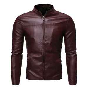 Customizable Men's Classic High Street Waterproof Trucker <b>Jacket</b> Genuine <b>Sheepskin</b> Shirt Collar Casual Leather <b>Jacket</b> - Product Image 6