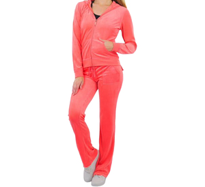 Chándal con Capucha para Mujer, Manga Larga, Bolsillos Laterales, Corte Regular, Ropa Casual de Otoño, Color Sólido, Poliéster Transpirable - Product Image 2