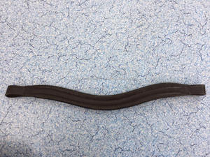 Diadema acolchada suave de cuero para caballo con cadena de cristales de una sola fila en el interior, accesorio ecuestre premium para exhibiciones. - Product Image 4