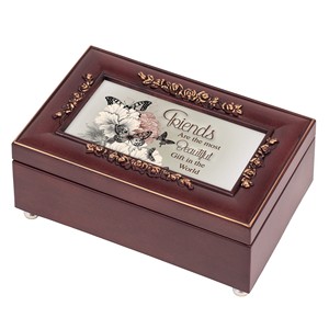 Premium Hand-Painted Teak Wood <b>Music</b> <b>Box</b> Jewelry Holder - Wholesale - Product Image 2