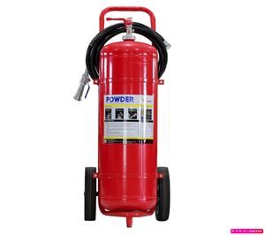Extintor de Incendios de Polvo Vinafoam ABC de 50 kg con Carrito, Clasificación de Incendio 10A 144B C y 2 Años de Garantía - Protección Contra Incendios Moderna - Product Image 1