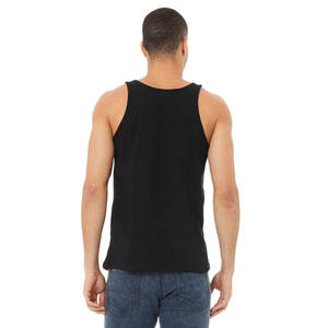 Débardeur Sportif Unisexe BELLA+CANVAS Respirant en Jersey Athlétique Gris Foncé/Noir Gris Foncé 100% Coton Airlume Peigné et Filé à Anneaux - Product Image 6