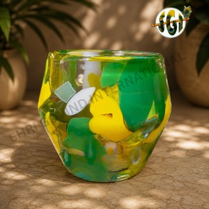 Pot de fleurs en verre transparent moderne pour la décoration de la maison - Product Image 5