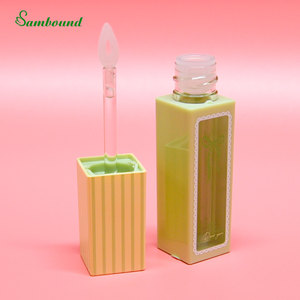 Wholesale Custom Empty Lip Gloss Tubes With <b>Brush</b> <b>Round</b> Modern Lip Gloss Tube Square-Shaped See Through And Reflective Tubes - Product Image 5