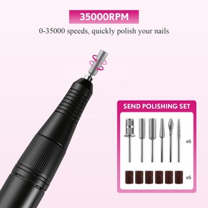 Hot Selling Professional Personal Pink Manicure <strong>Drill</strong> <strong>Electric</strong> 35000rpm <strong>Nail</strong> <strong>Drill</strong> Machine for Professional <strong>Nail</strong> Salons - Product Image 3