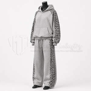 Conjunto Deportivo de 2 Piezas para Mujer, Personalizado, 100% Algodón Grueso, Sudadera con Capucha y Pantalones Jogger, Venta al Por Mayor, Ropa Deportiva Casual - Product Image 3