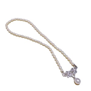 Collier en perles d'eau douce pour Xiaomi avec chaîne délicate pour la clavicule, perles naturelles à forte luminosité, accessoires - Product Image 5