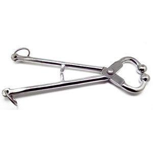 Pince à bec longue en acier inoxydable durable pour le bétail, instruments vétérinaires réutilisables, support pour anneaux de nez de taureau, utilisation en clinique vétérinaire - Product Image 4