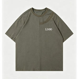 T-shirts <b>for</b> <b>Men</b> Sun Faded Acid Wash Solid Pattern Metal <b>Stud</b> Decoration Woven Nonwoven Casual - Product Image 1