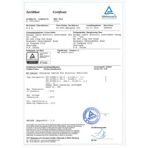 Cable de Carga para Vehículos Eléctricos, Estándar Europeo AC EVC H07BZ5-F, 5G6mm2, Cable de Carga para Autos, Nueva Energía, Cable para Pila de Carga de Vehículos Eléctricos - Product Image 2