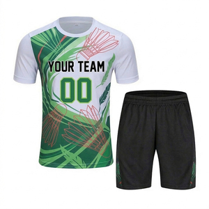 High Quality Customised Men's Tennis Wear with Sublimate Printing 100% Polyester T-Strap Full Sleeve Custom Team Brand Name - Product Image 3